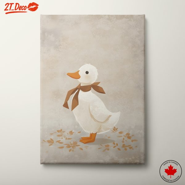 Whimsical Duck Illustration Art