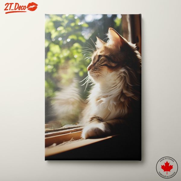 Charming Cat Portrait in Soft Light