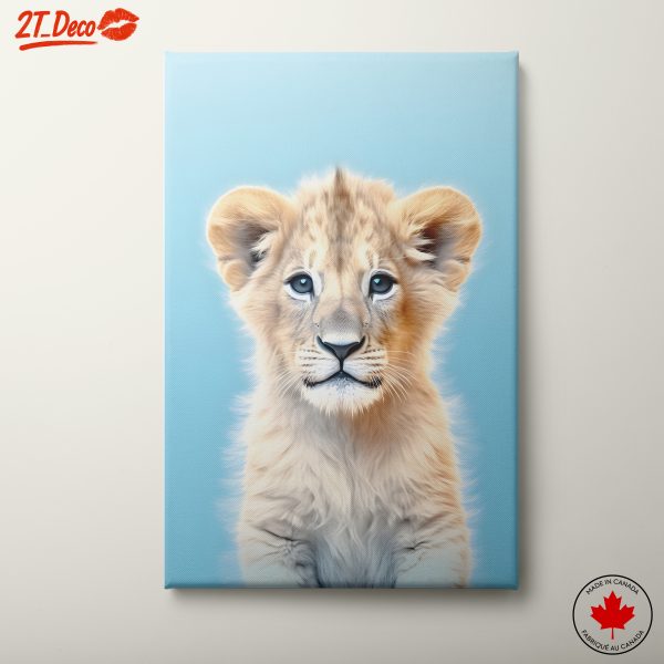 Charming Young Lion Portrait