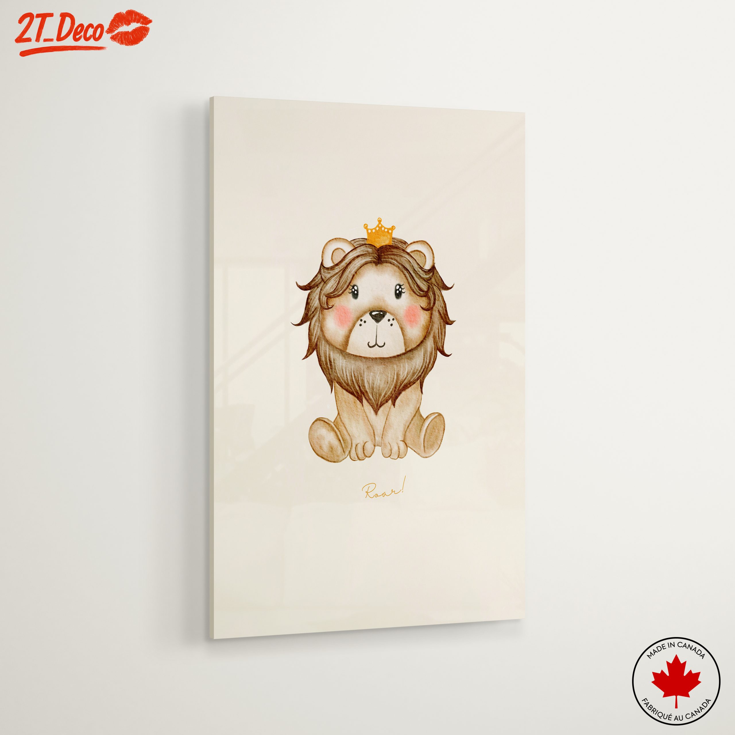 Adorable Crowned Lion Illustration - Image 6
