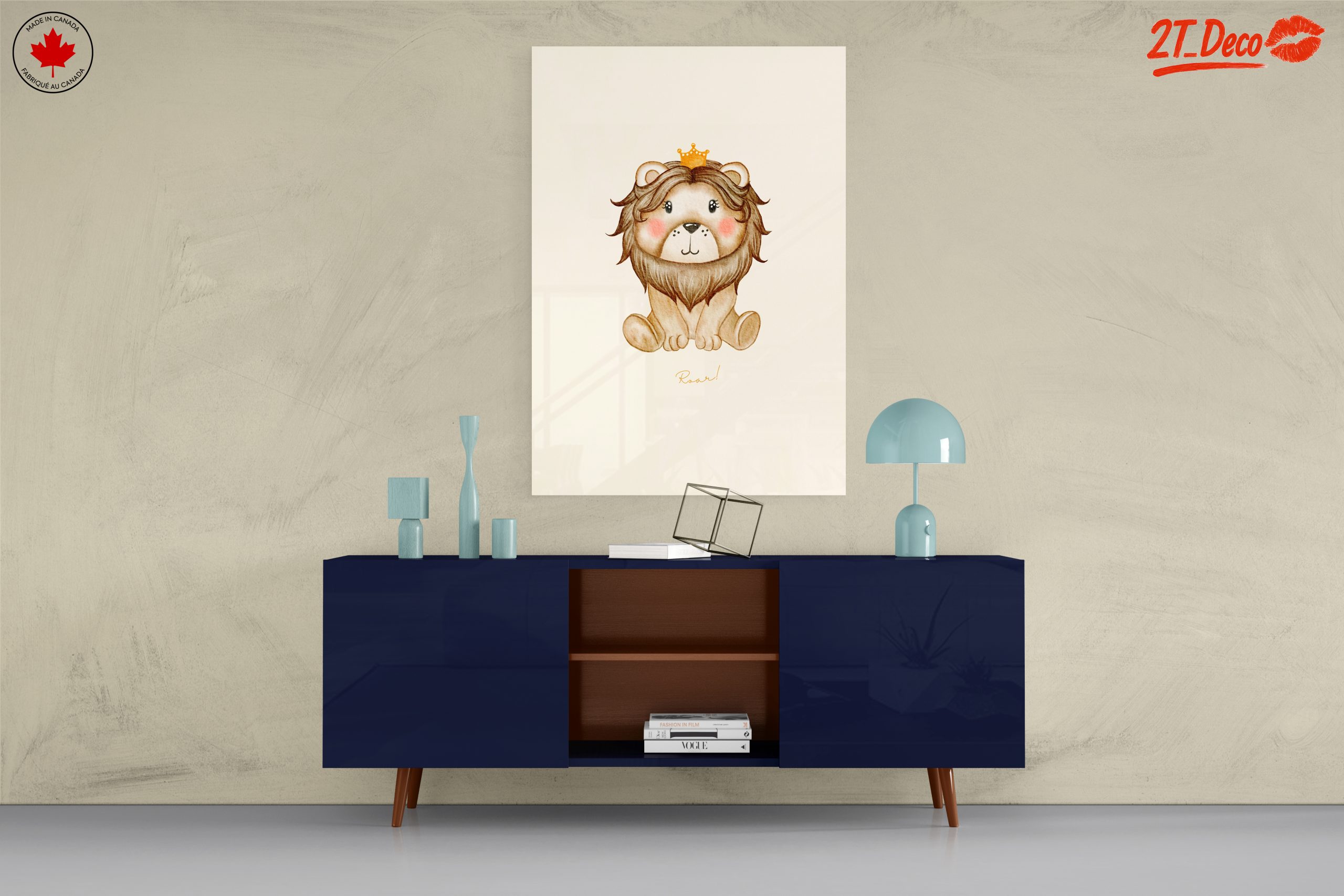 Adorable Crowned Lion Illustration - Image 8