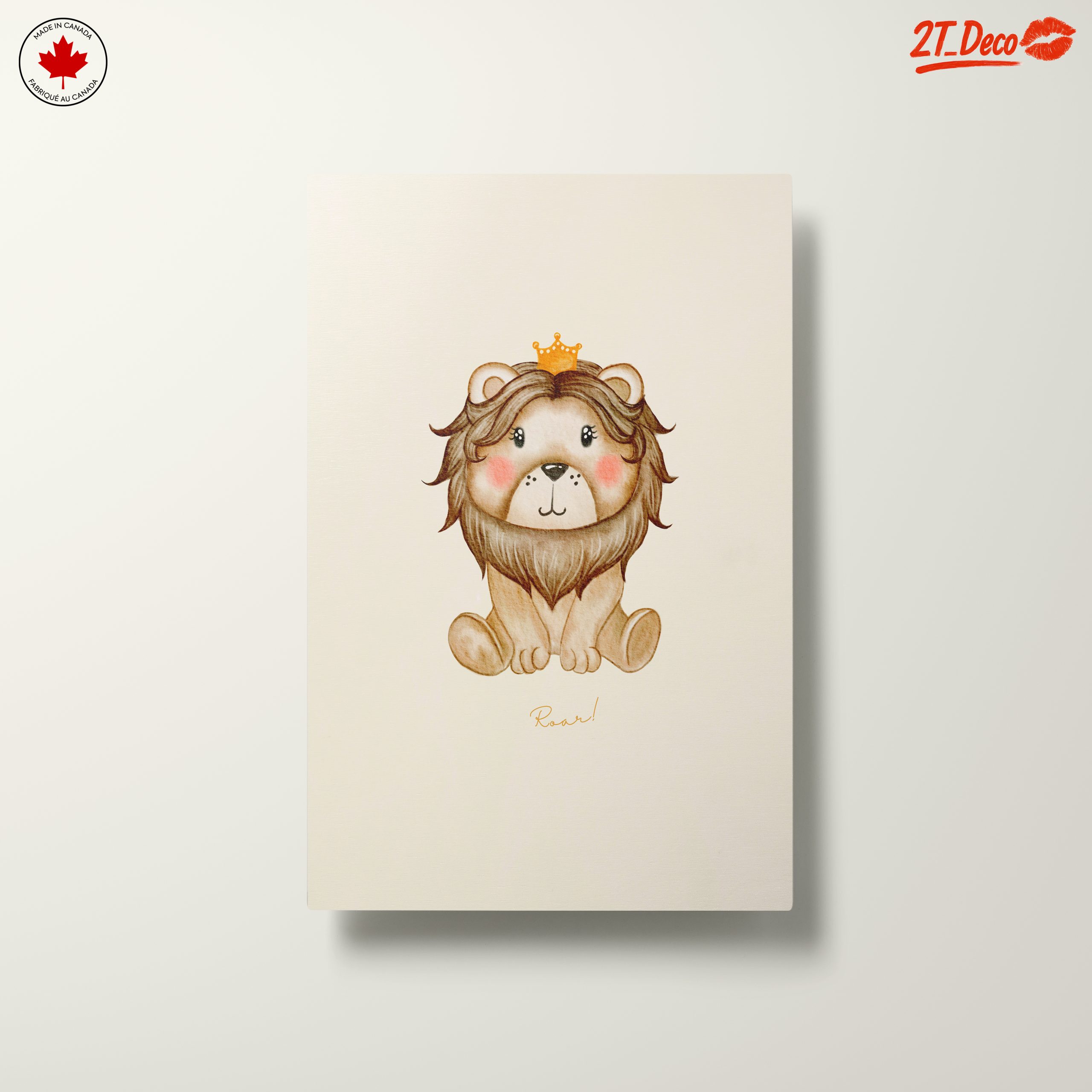 Adorable Crowned Lion Illustration - Image 10