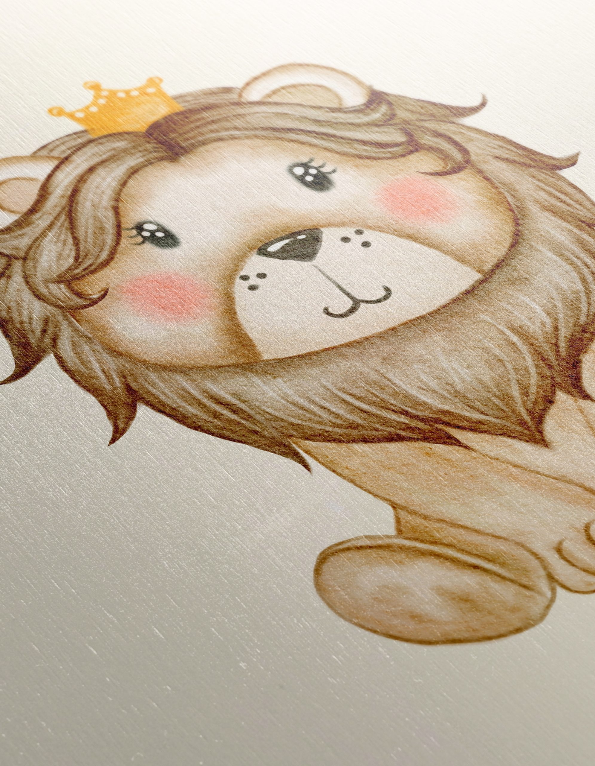 Adorable Crowned Lion Illustration - Image 12