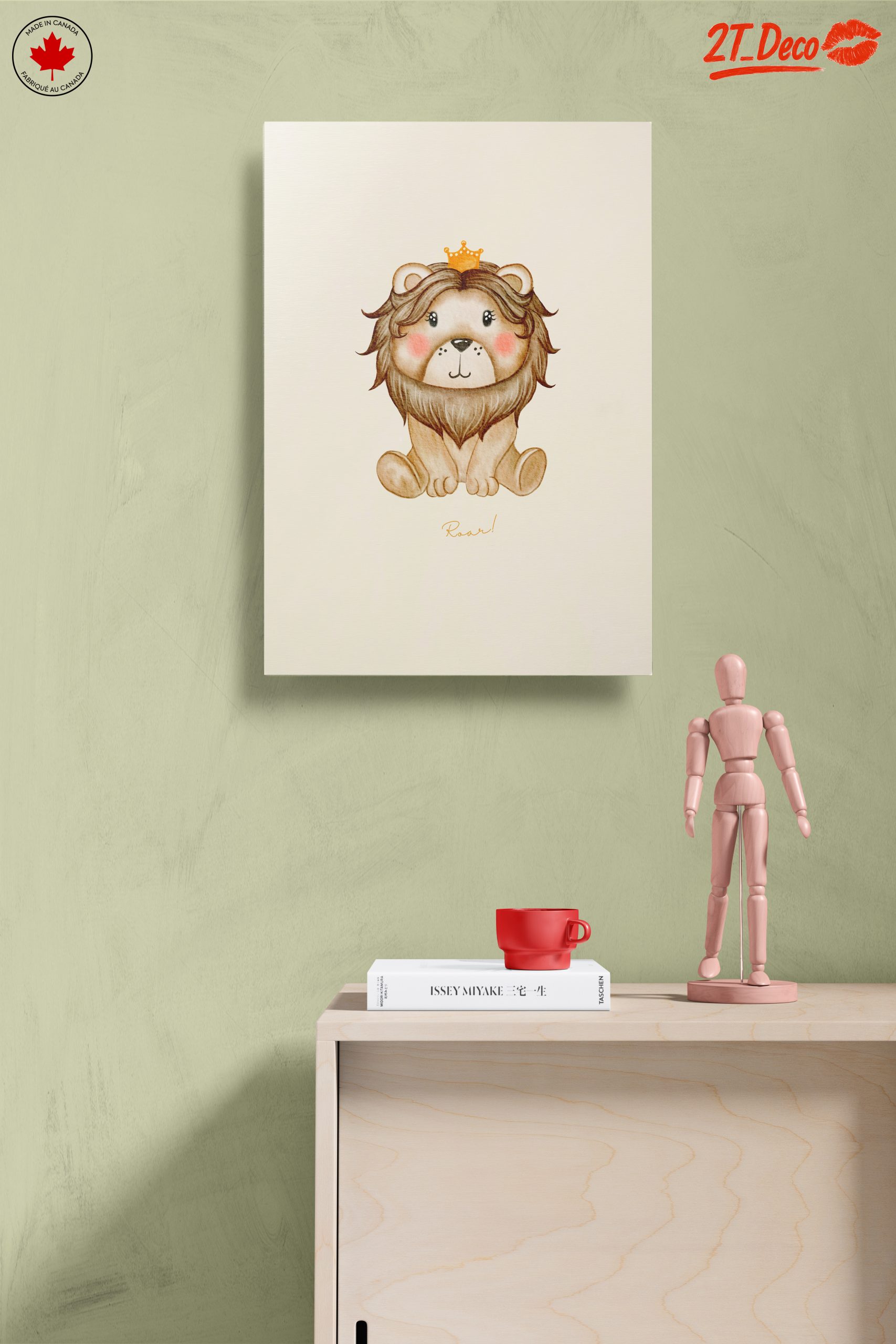 Adorable Crowned Lion Illustration - Image 14