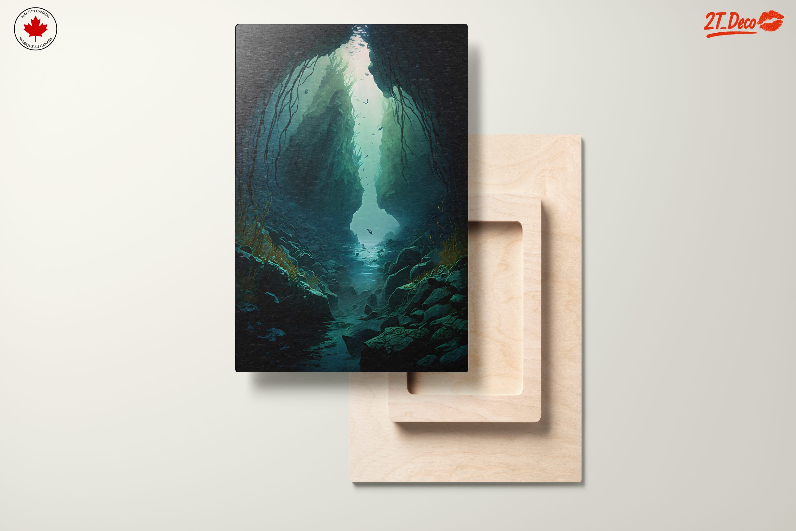 Mysterious Underwater Cave Landscape - Image 11