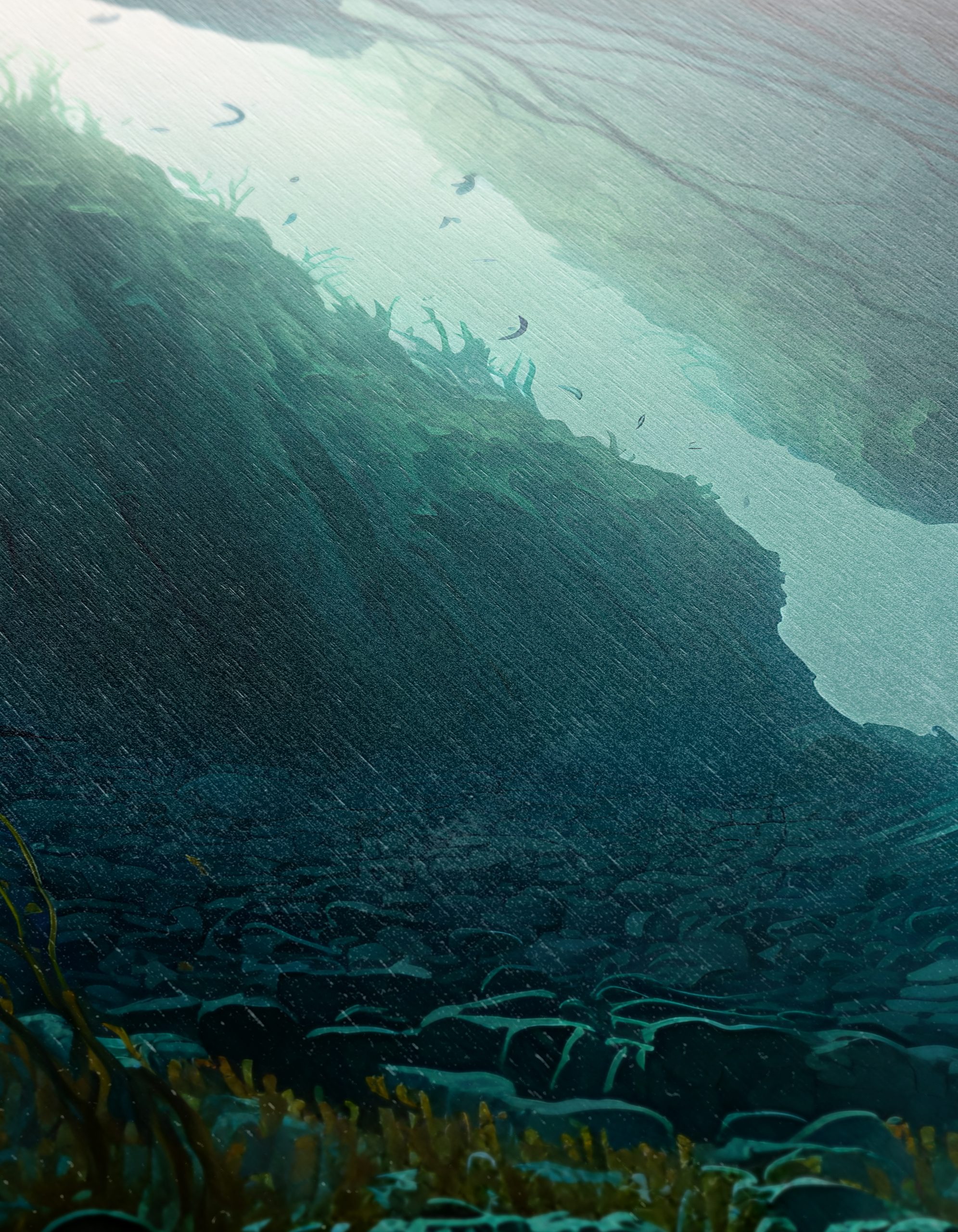Mysterious Underwater Cave Landscape - Image 12