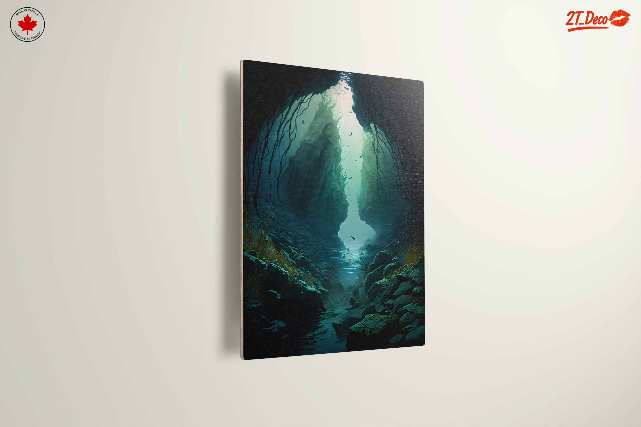 Mysterious Underwater Cave Landscape - Image 13