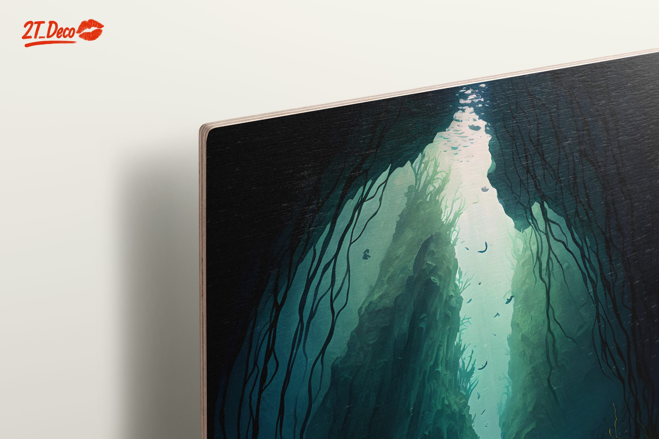 Mysterious Underwater Cave Landscape - Image 15