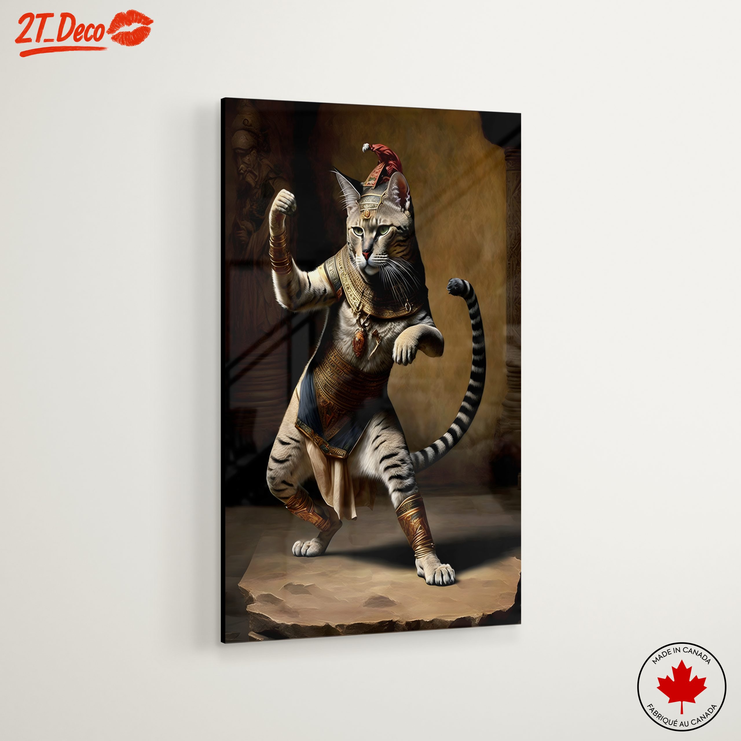 Stylized Tiger in Egyptian Costume Artwork - Image 6