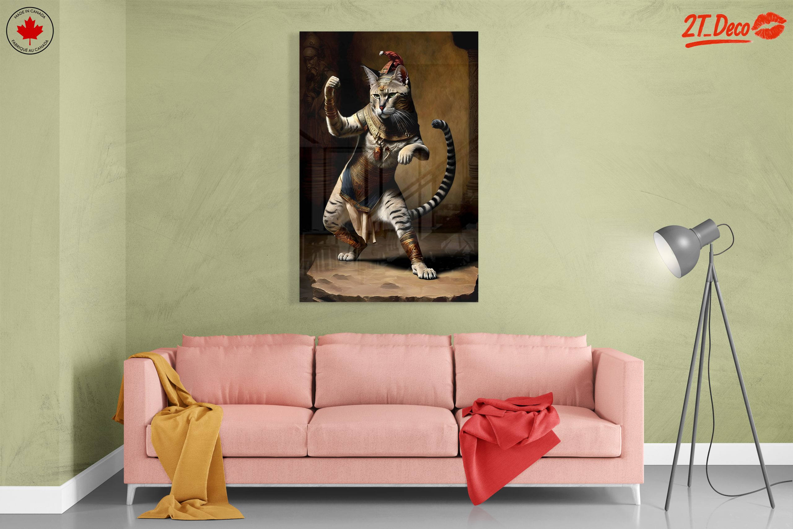 Stylized Tiger in Egyptian Costume Artwork - Image 7