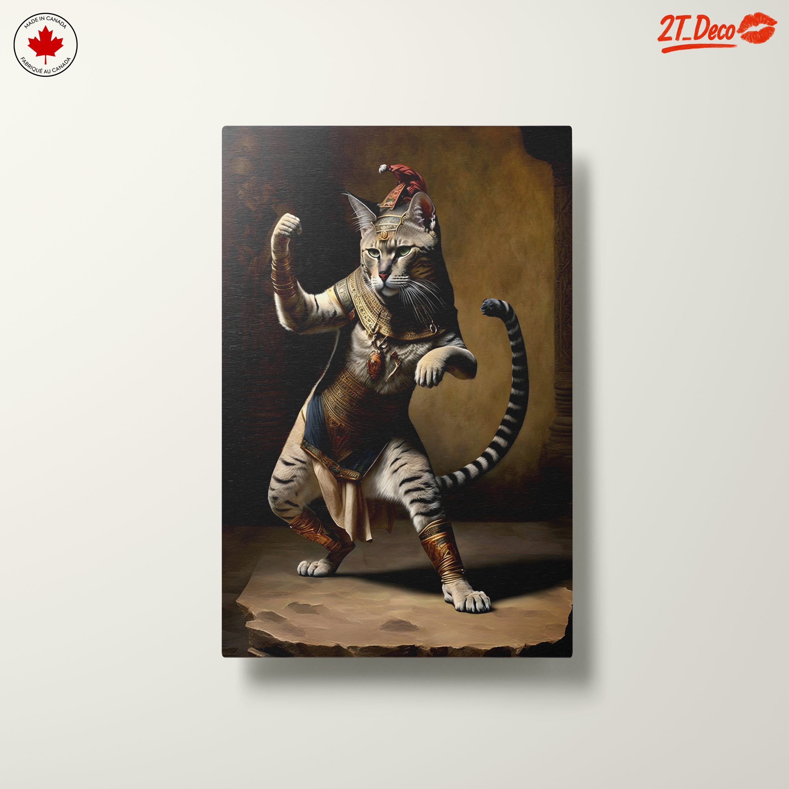 Stylized Tiger in Egyptian Costume Artwork - Image 10