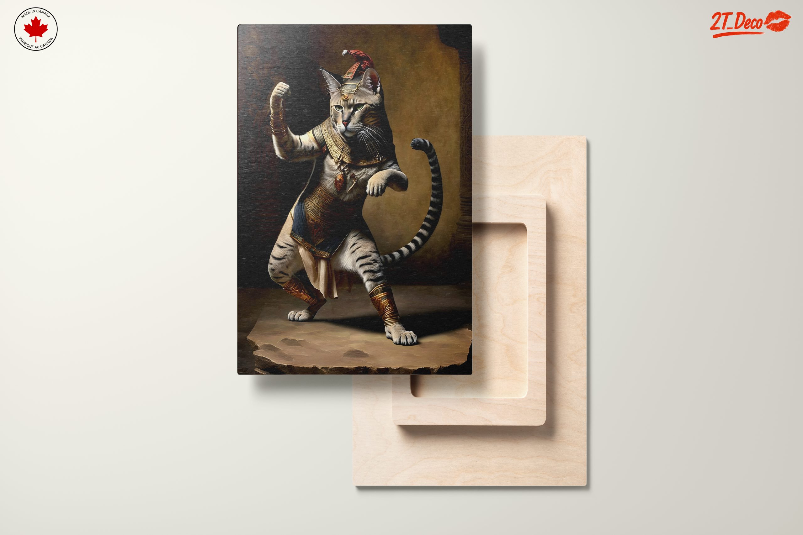 Stylized Tiger in Egyptian Costume Artwork - Image 11