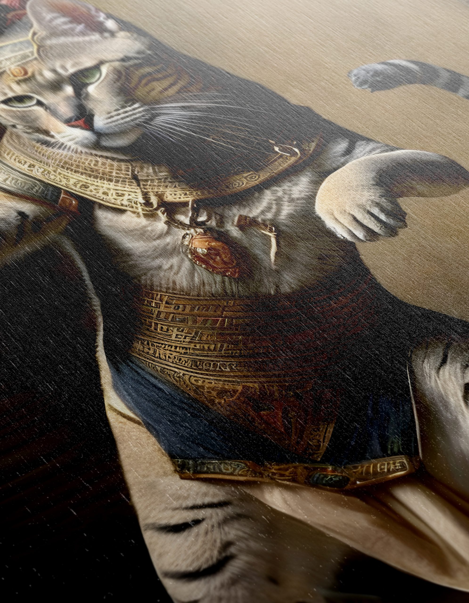 Stylized Tiger in Egyptian Costume Artwork - Image 12