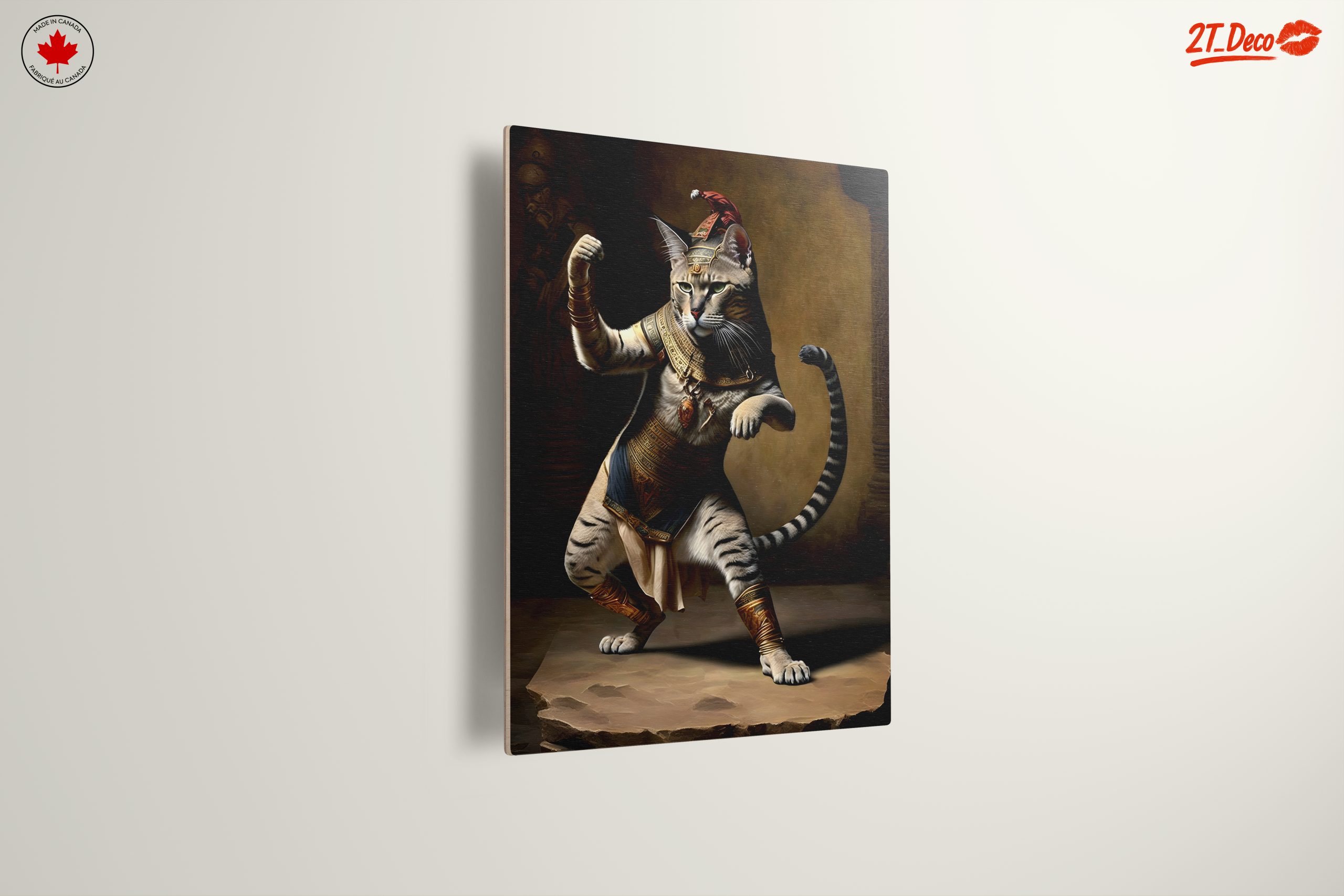 Stylized Tiger in Egyptian Costume Artwork - Image 13
