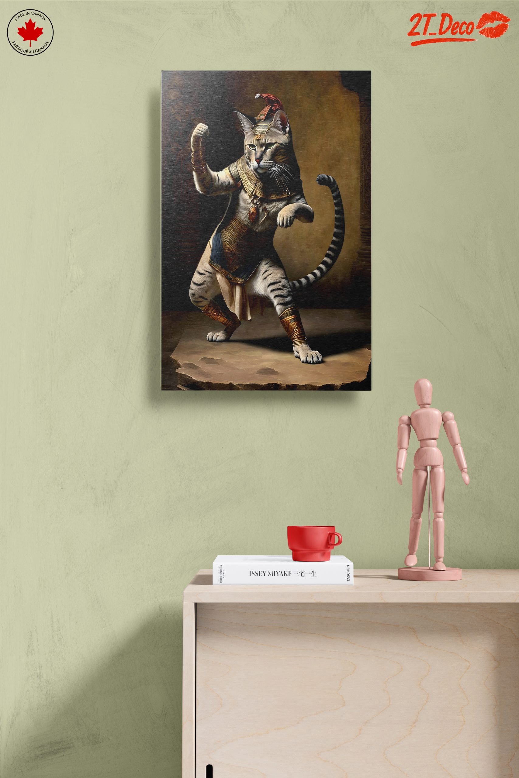 Stylized Tiger in Egyptian Costume Artwork - Image 14