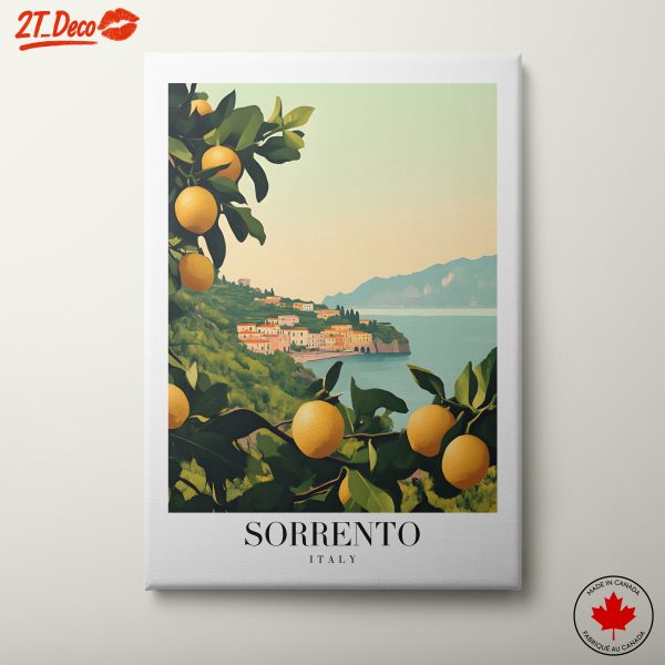 Sorrento Coastal Landscape with Lemon Trees