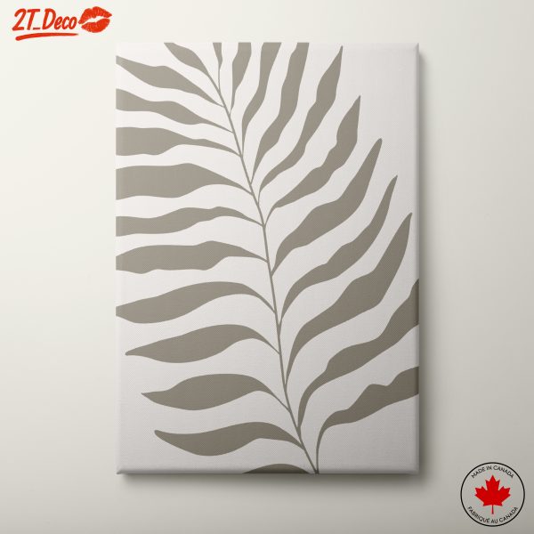 Stylized Botanical Leaf Art 3