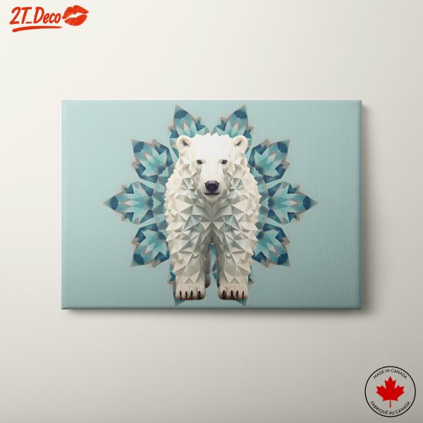 Stylized Polar Bear Art