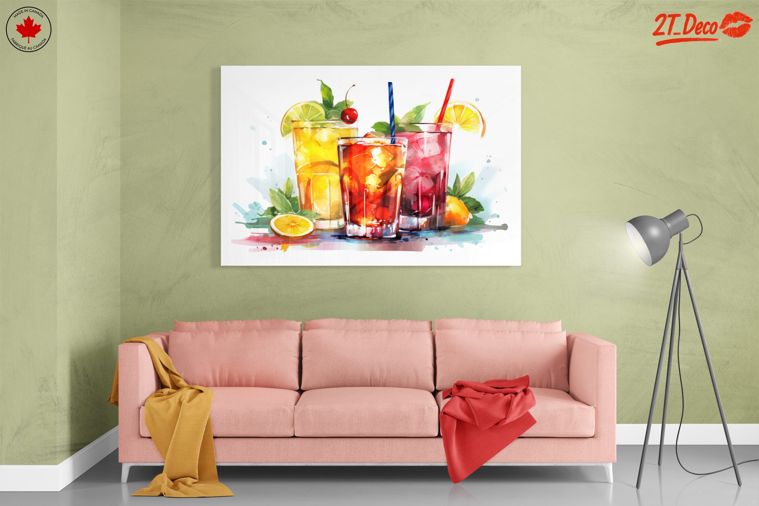 Vibrant Abstract Cocktails Artwork - Image 7
