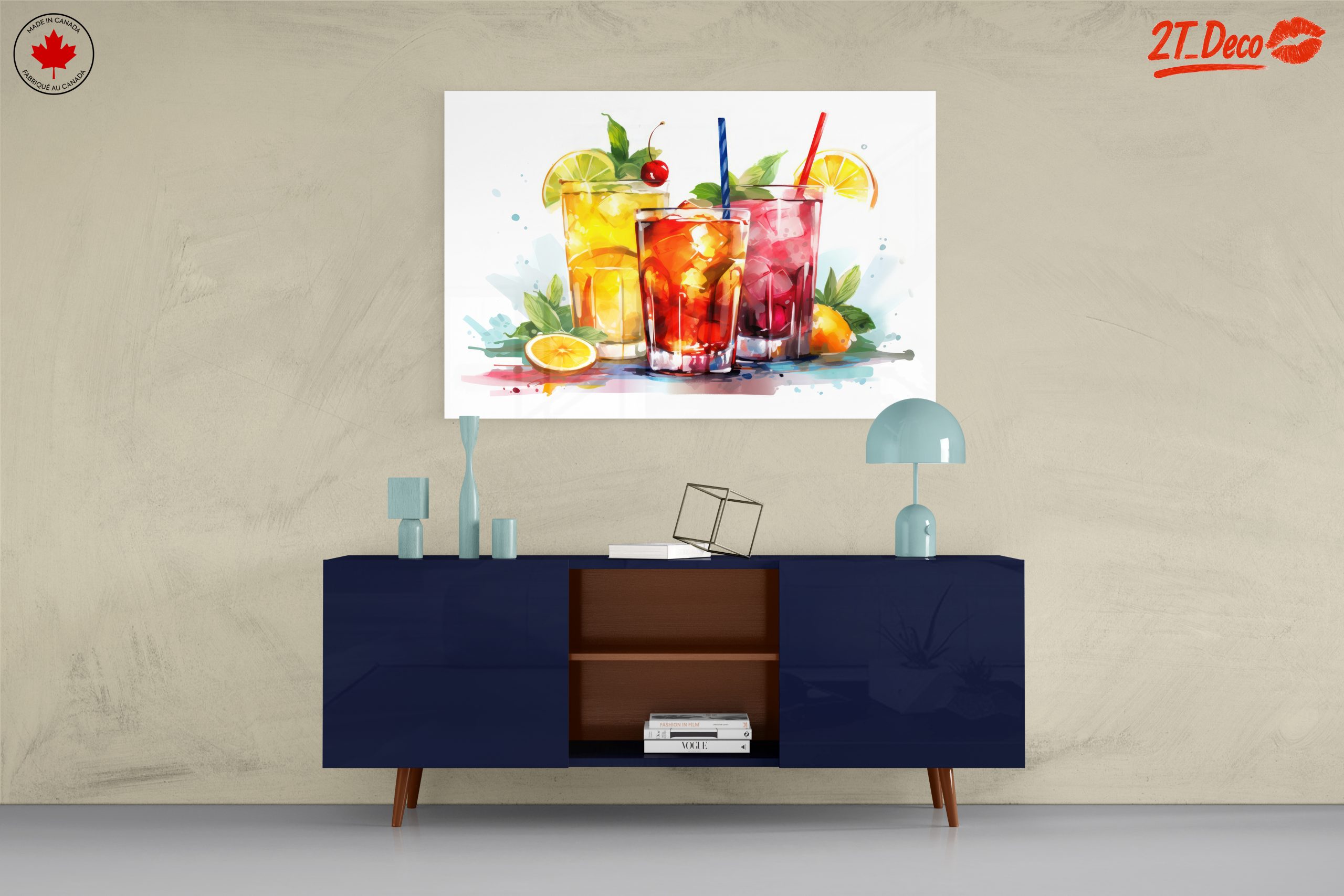 Vibrant Abstract Cocktails Artwork - Image 8