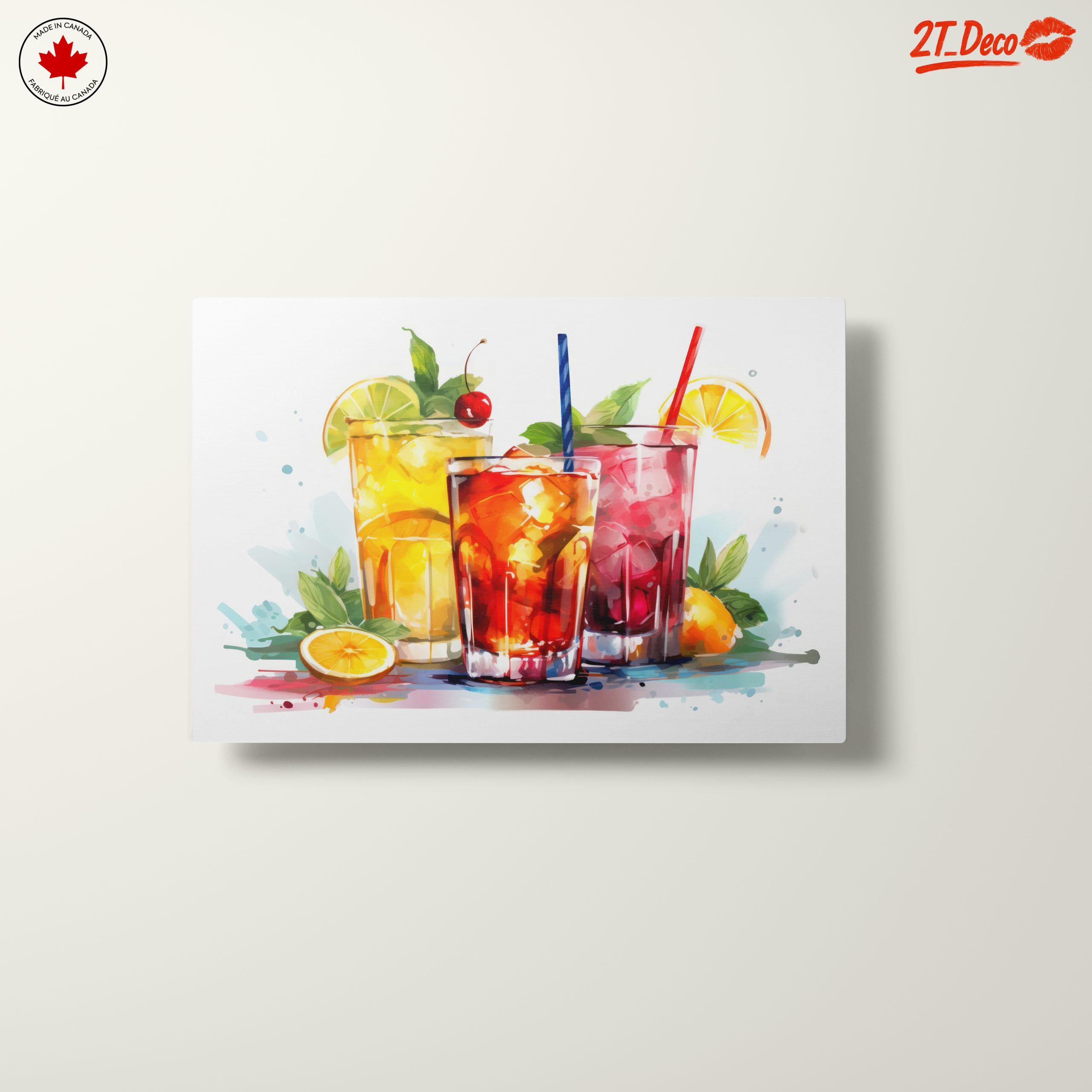 Vibrant Abstract Cocktails Artwork - Image 10
