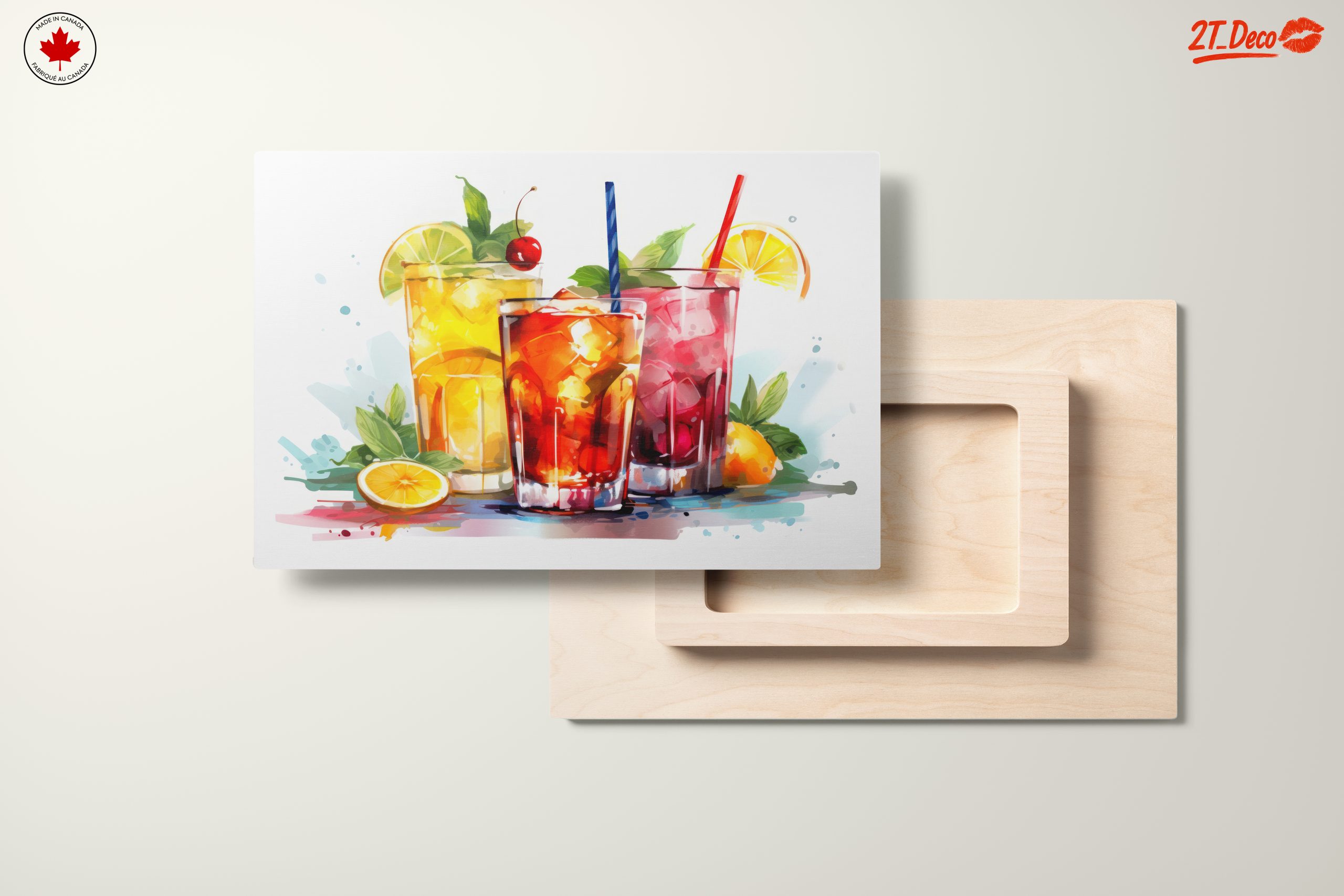 Vibrant Abstract Cocktails Artwork - Image 11