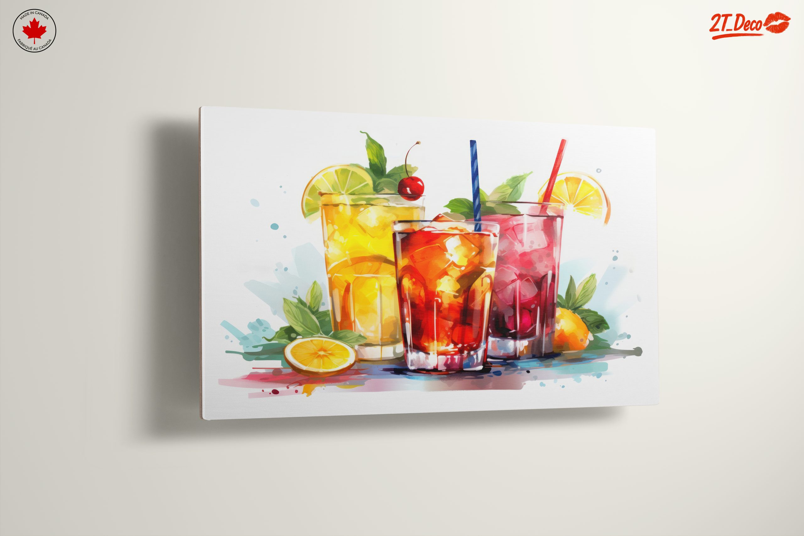 Vibrant Abstract Cocktails Artwork - Image 13