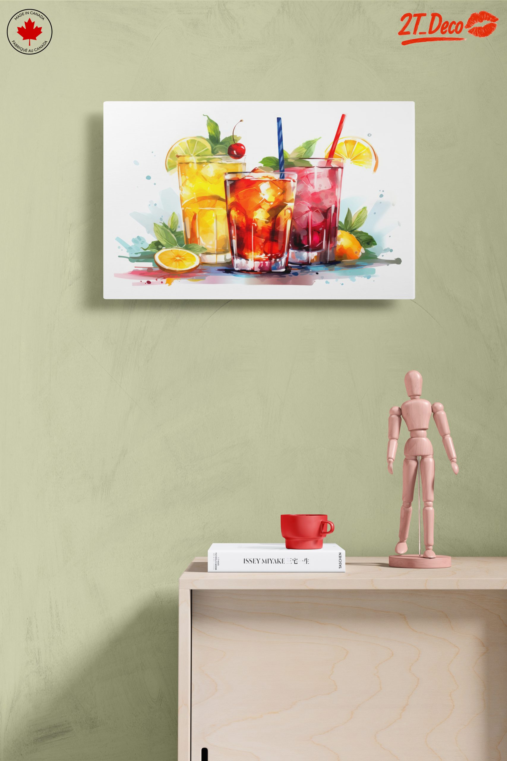 Vibrant Abstract Cocktails Artwork - Image 14