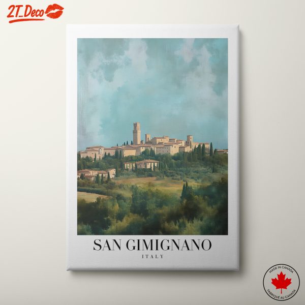 Stunning View of San Gimignano Architecture