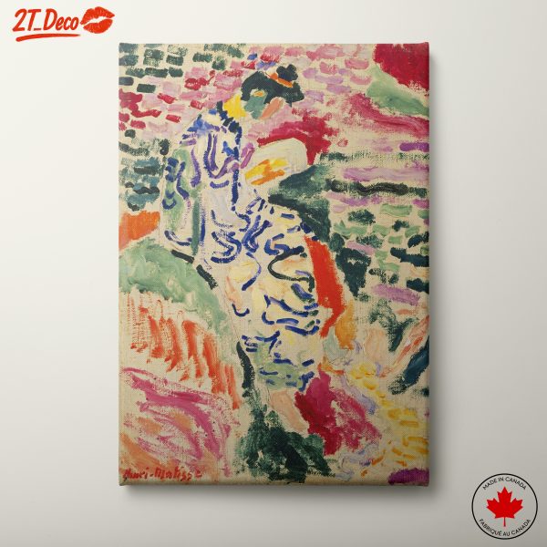 Vibrant Contemporary Portrait Art Inspired by Matisse