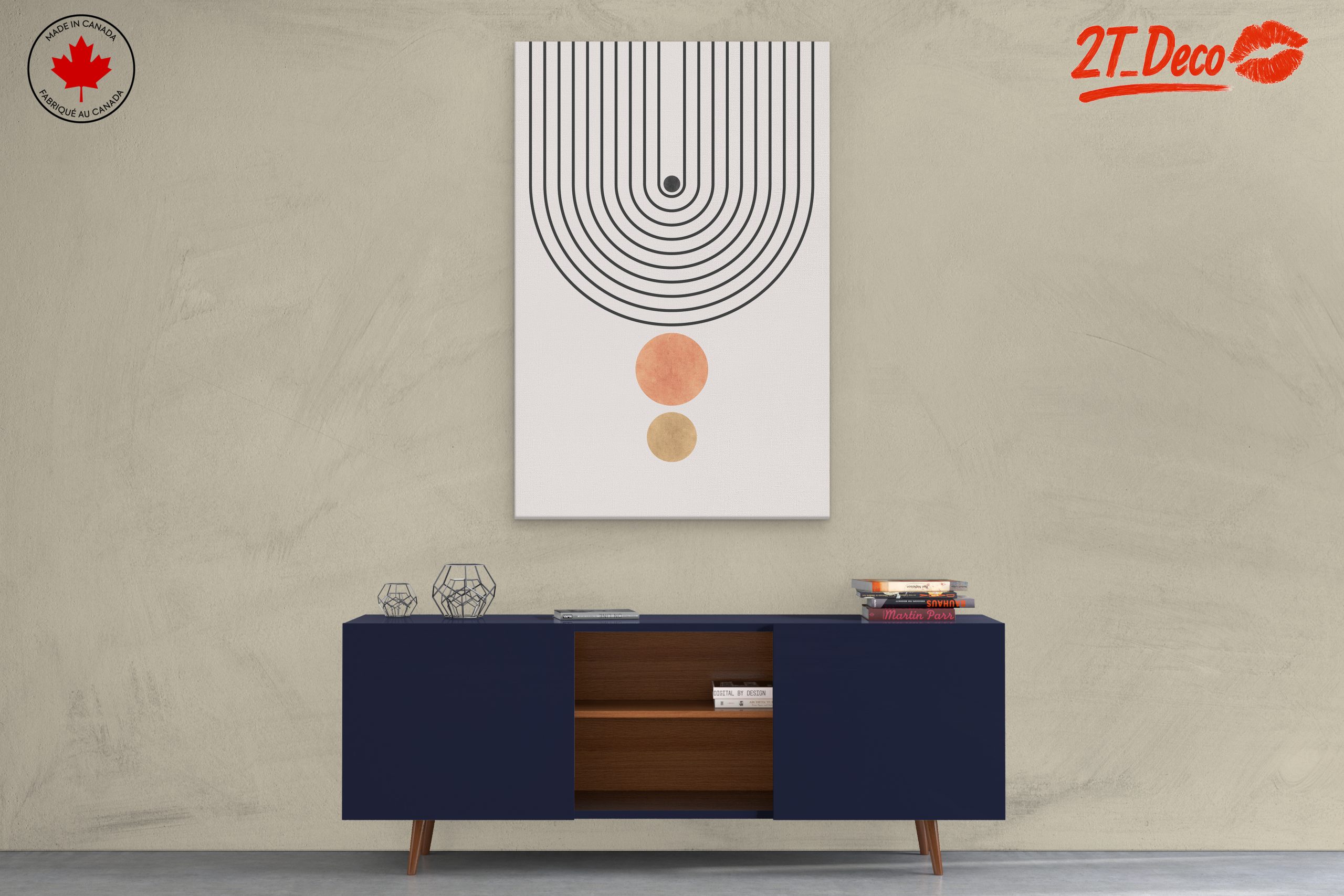 Geometric Abstract Art with Soft Colors 2 - Image 3