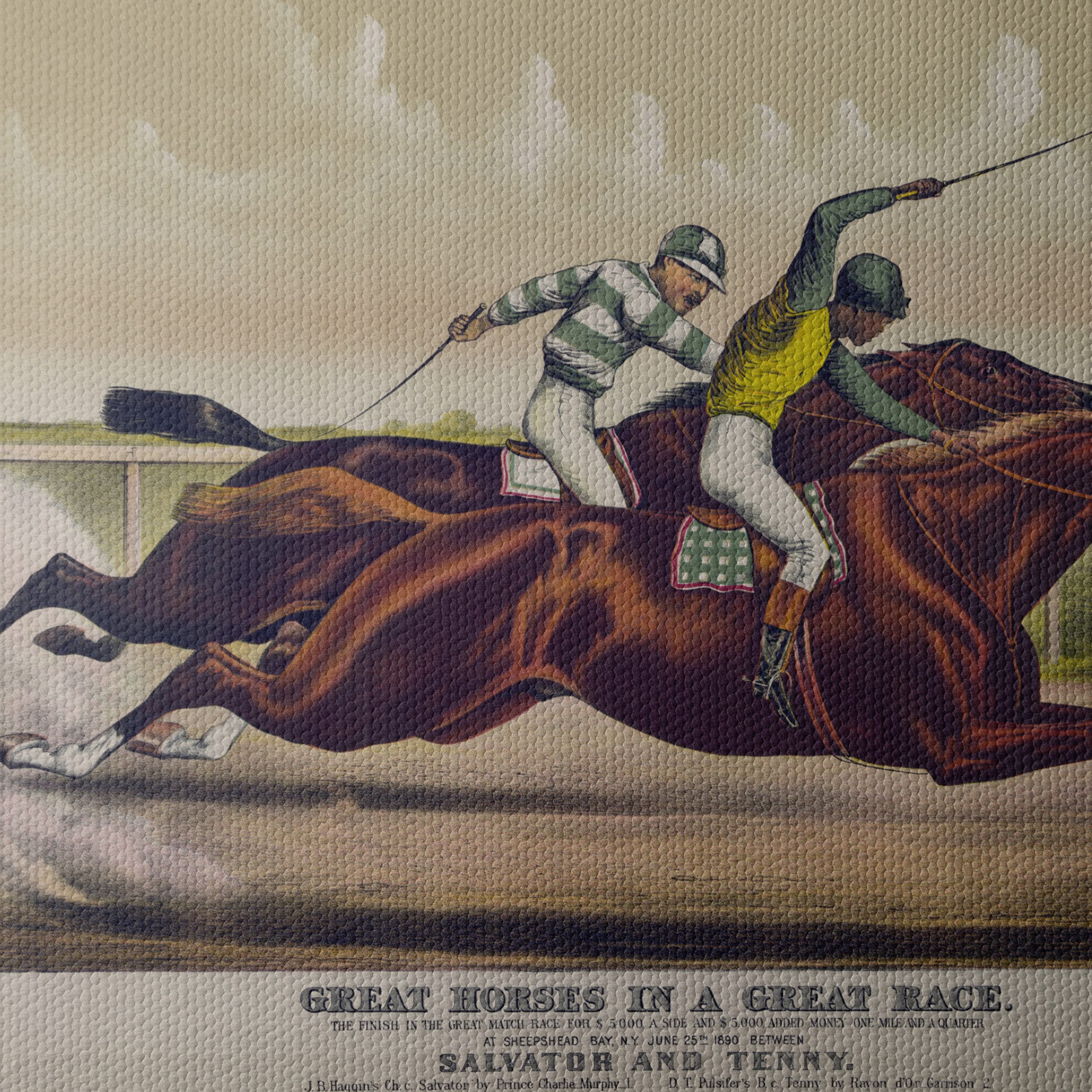 Exciting Horse Racing Scene Artwork - Image 4