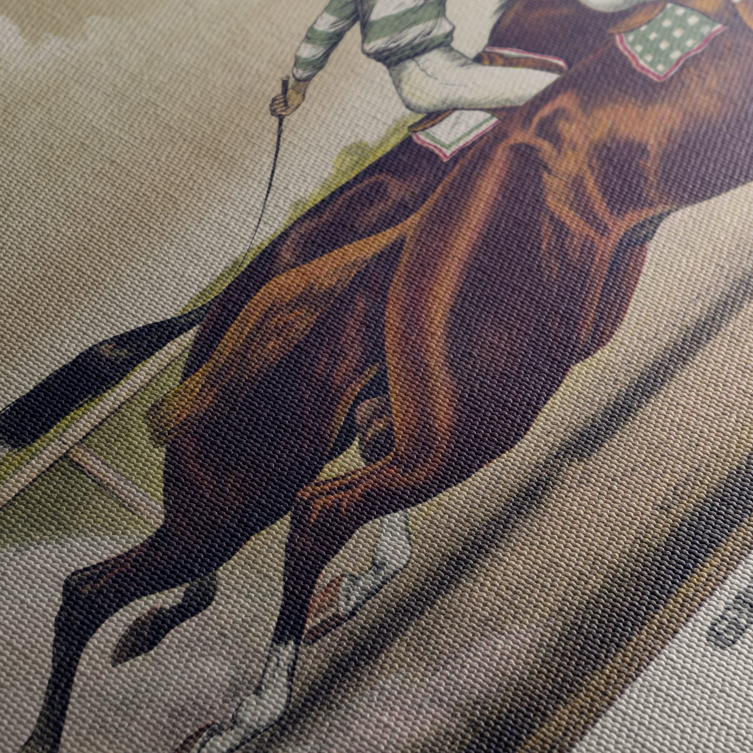 Exciting Horse Racing Scene Artwork - Image 5