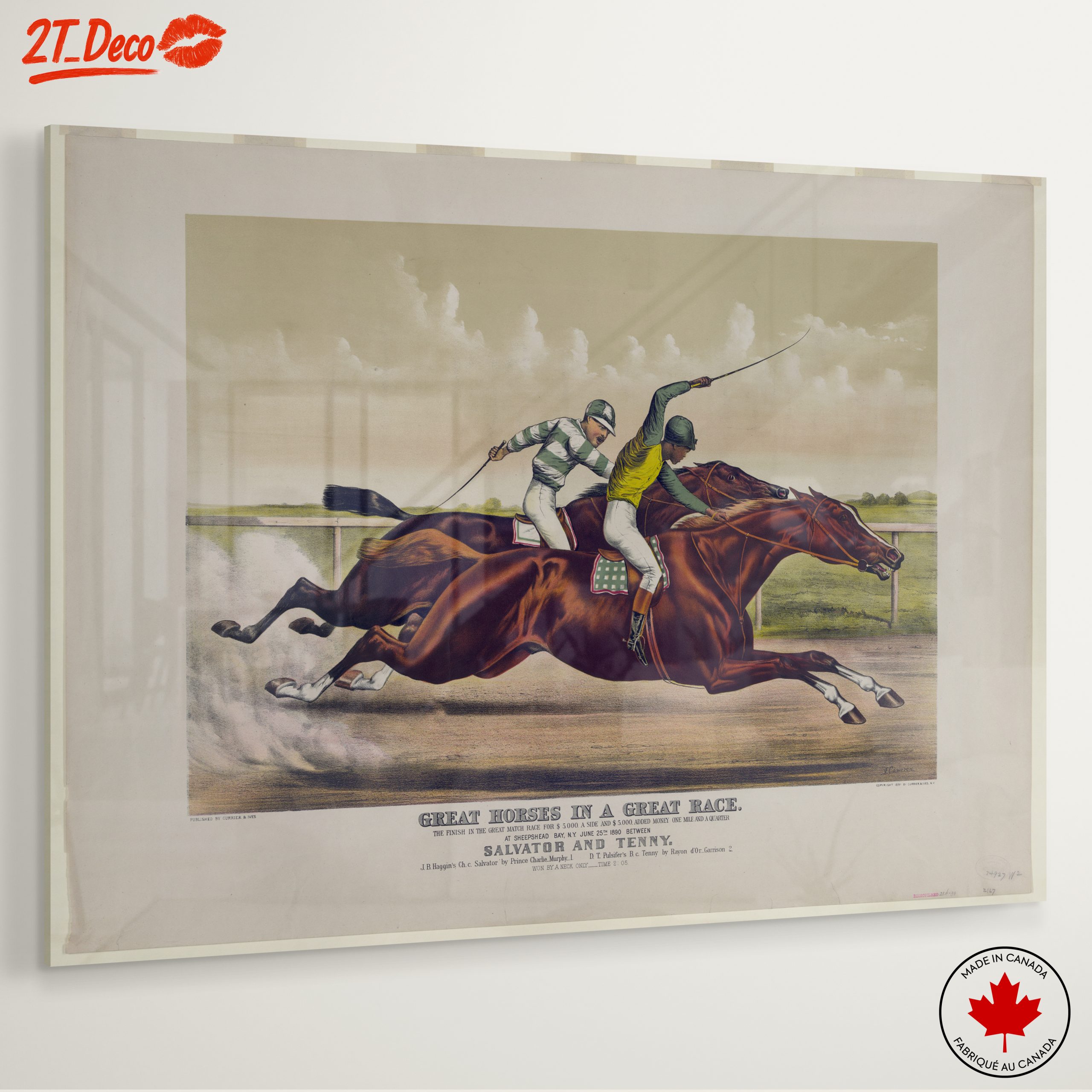 Exciting Horse Racing Scene Artwork - Image 6