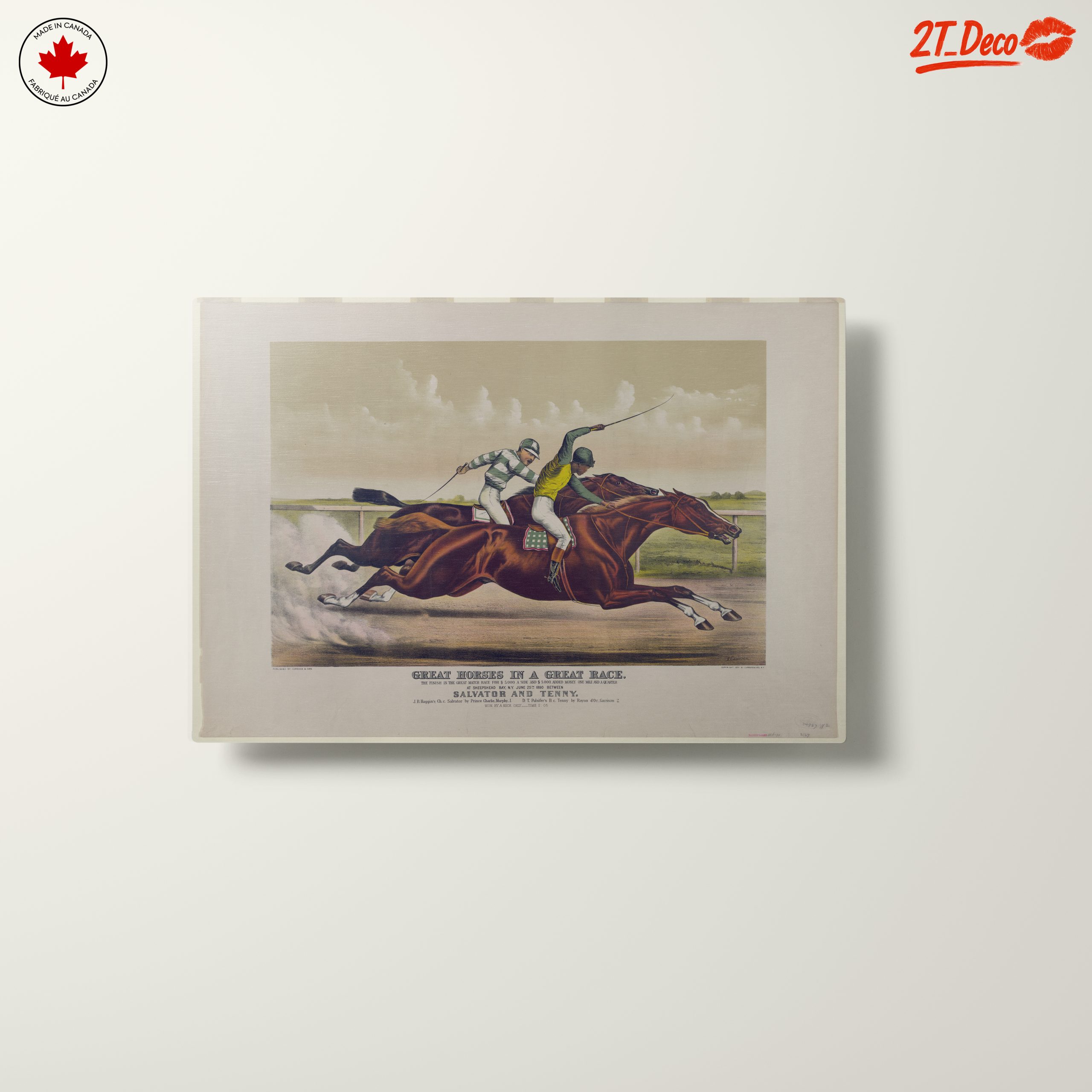 Exciting Horse Racing Scene Artwork - Image 10