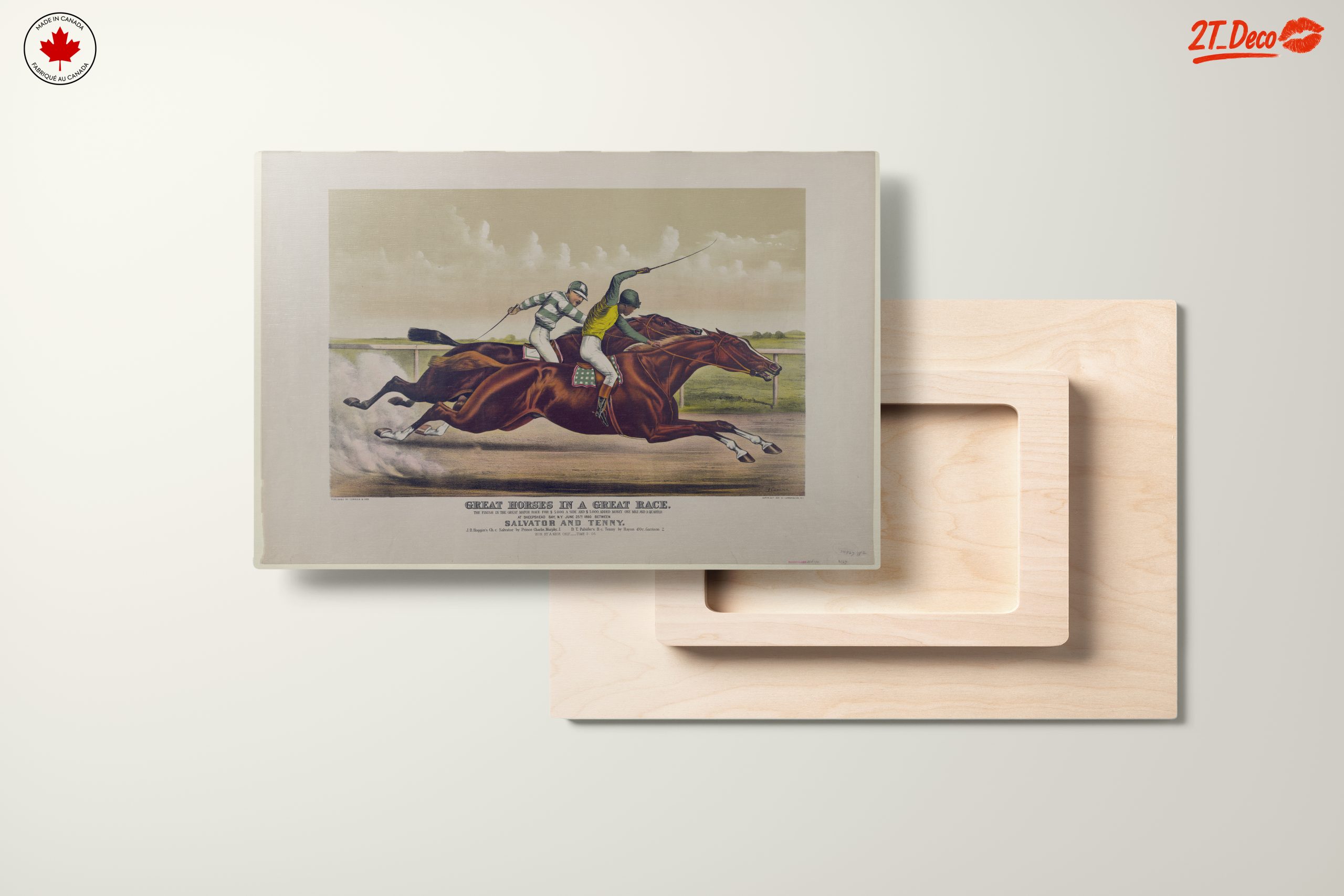 Exciting Horse Racing Scene Artwork - Image 11