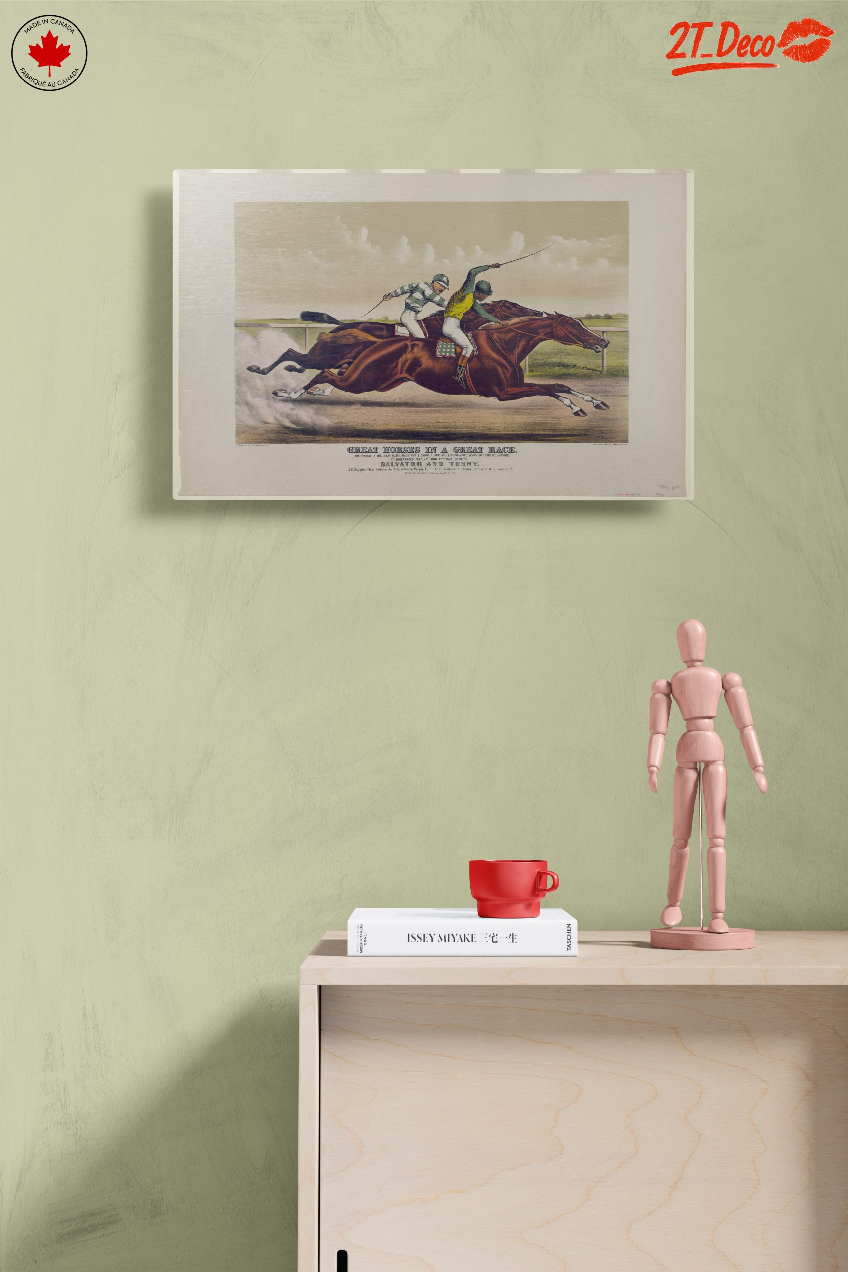 Exciting Horse Racing Scene Artwork - Image 14
