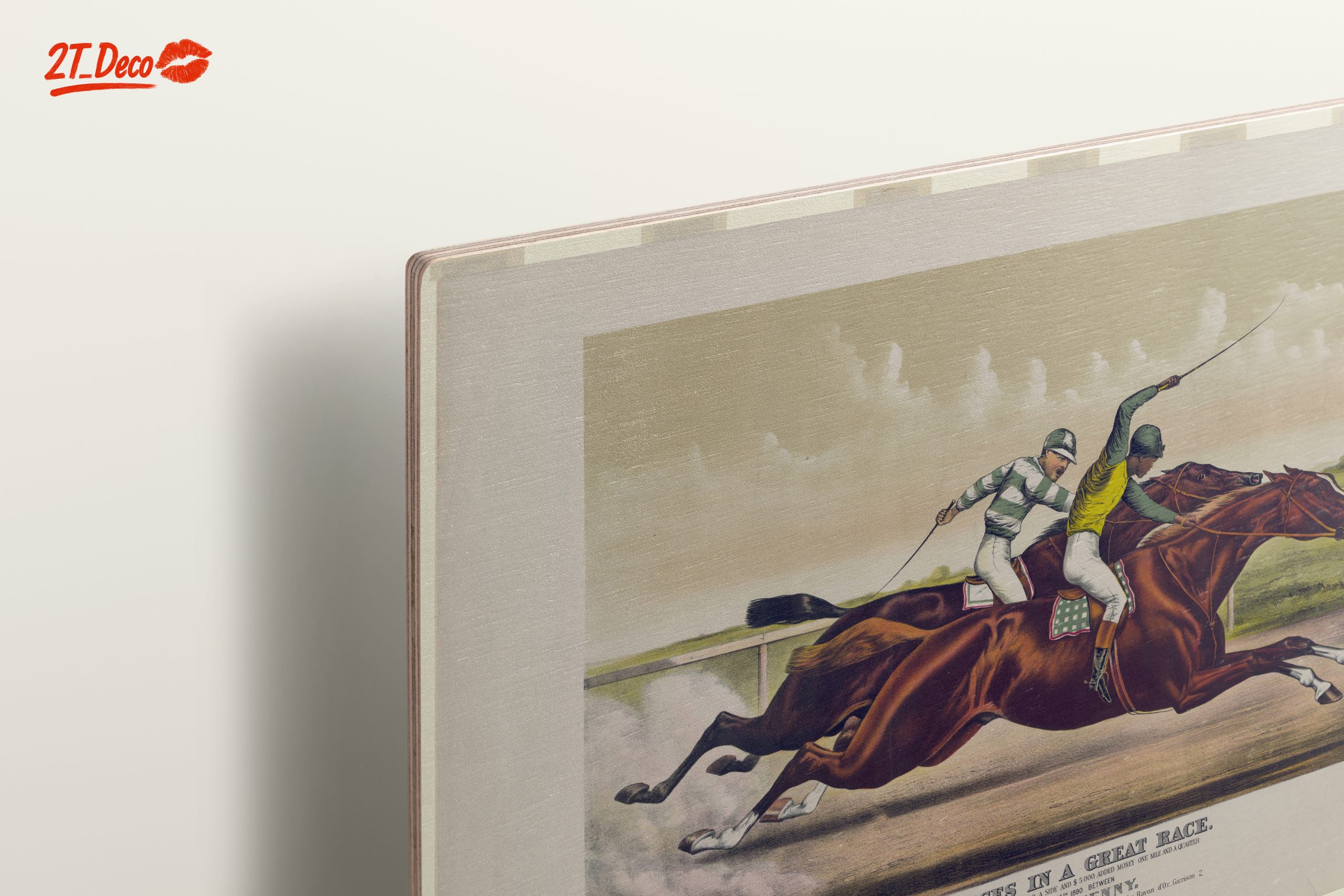 Exciting Horse Racing Scene Artwork - Image 15