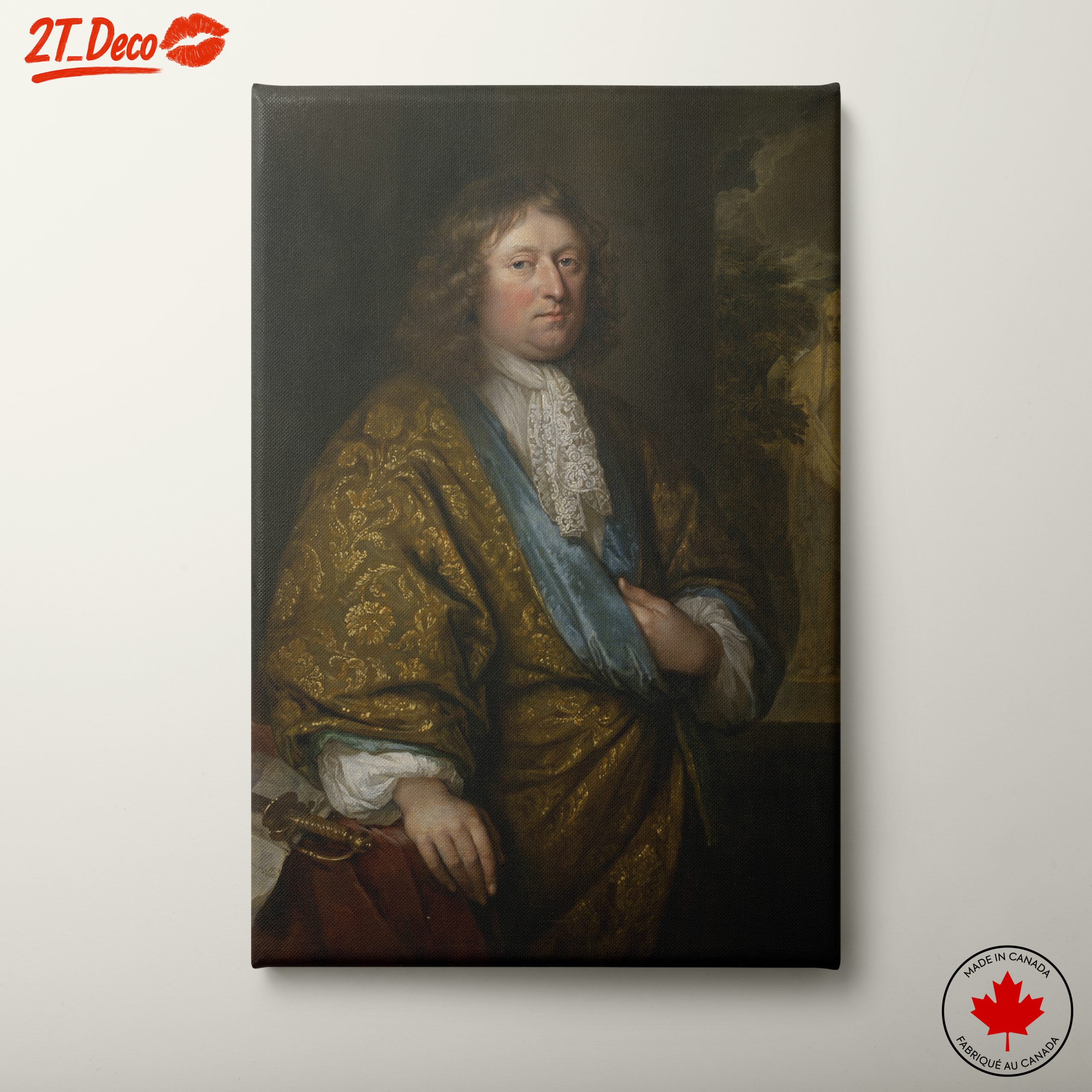 Elegant Portrait of a Historical Figure