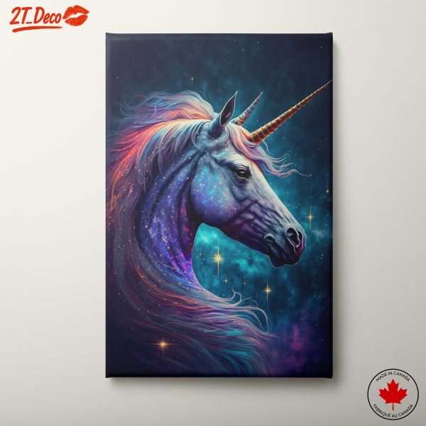 Majestic Unicorn in Cosmic Space
