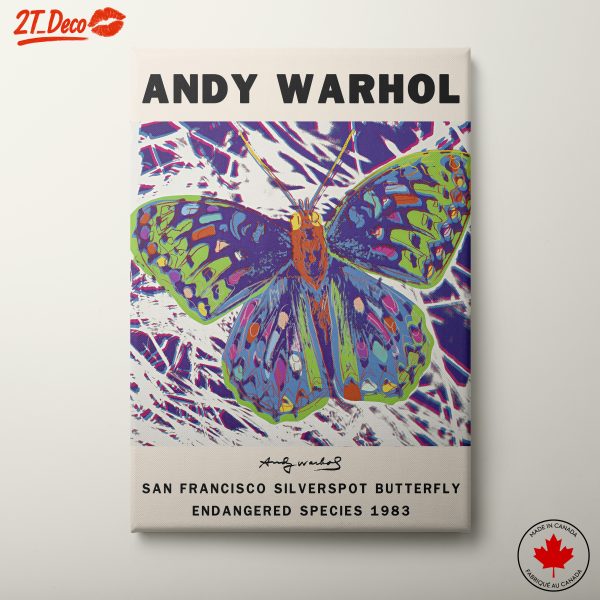 Andy Warhol San Francisco Silverspot Butterfly Art