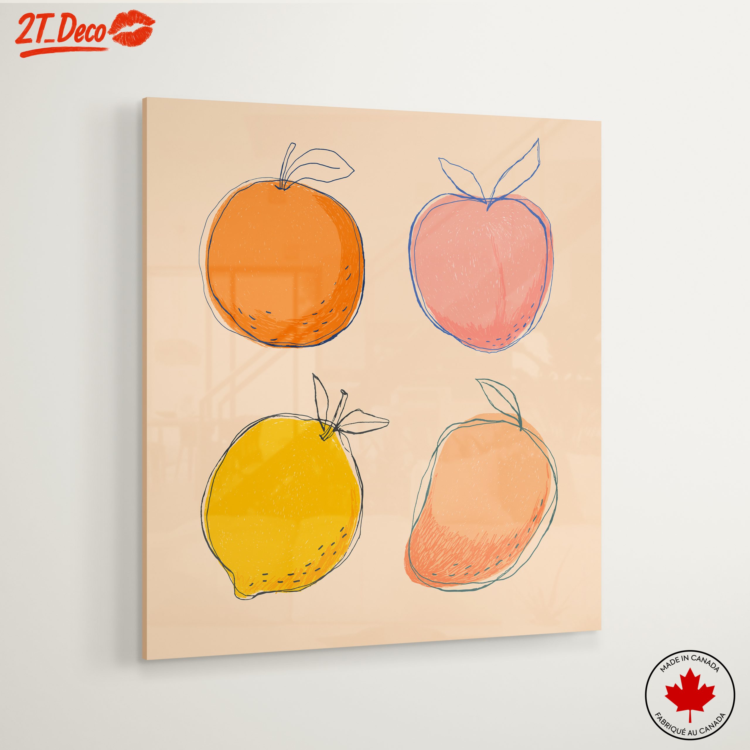 Colorful Abstract Fruit Illustrations 2 - Image 6
