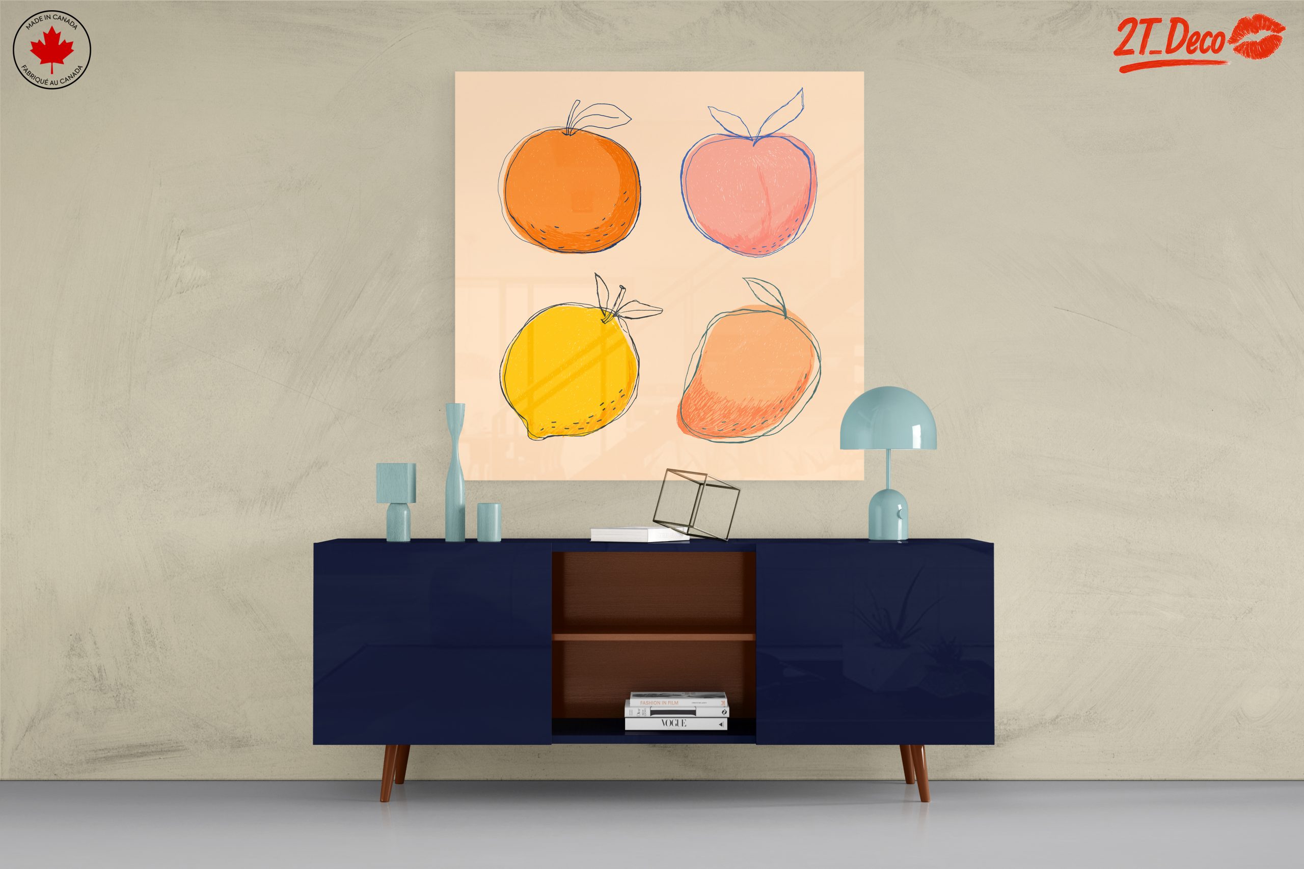 Colorful Abstract Fruit Illustrations 2 - Image 8