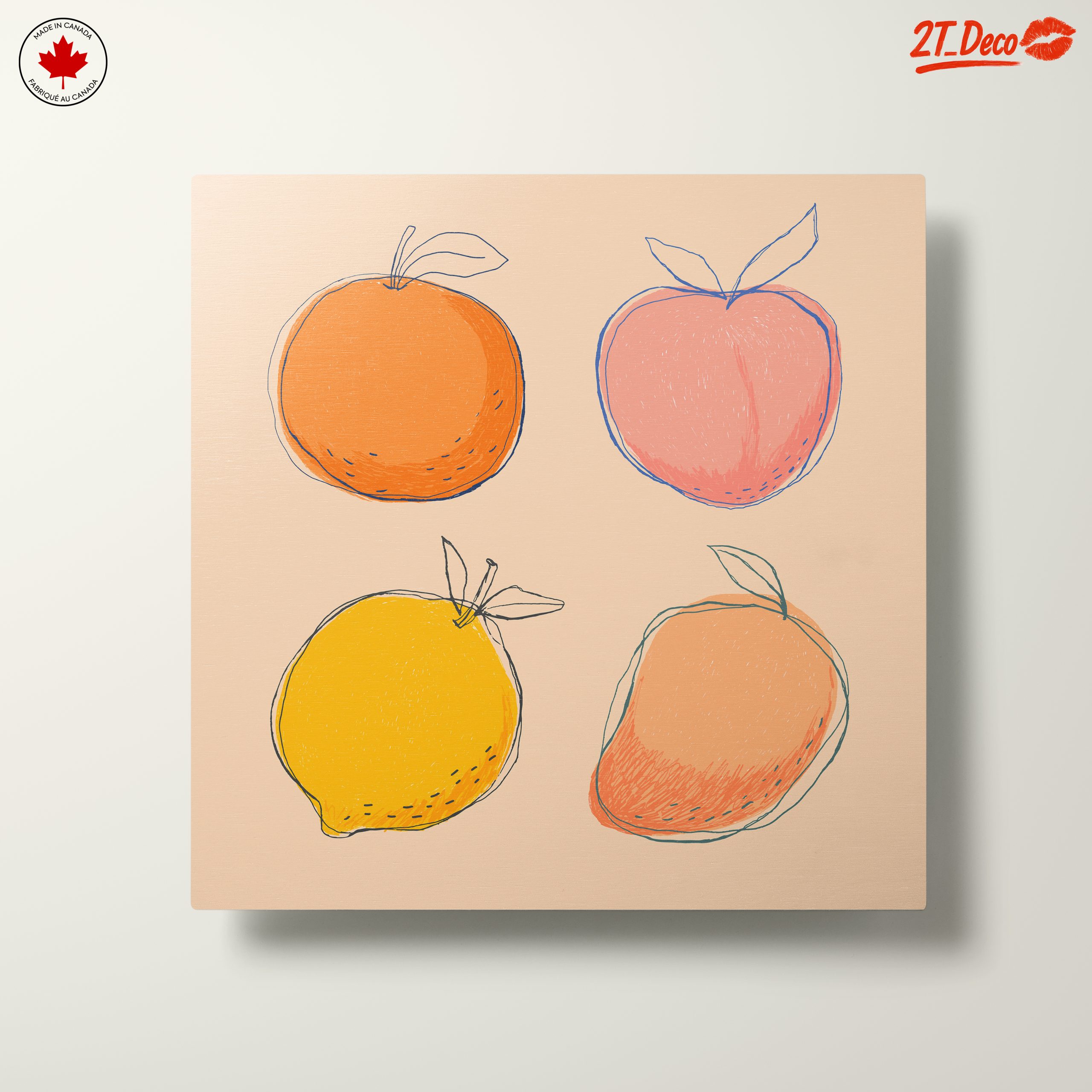 Colorful Abstract Fruit Illustrations 2 - Image 10