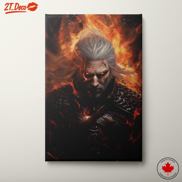 Dynamic Warrior Character Art