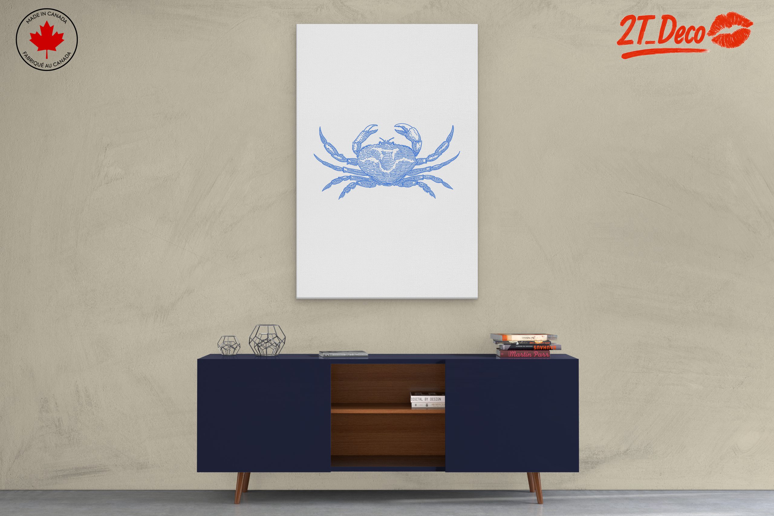 Stylized Anatomical Crab Art - Image 3