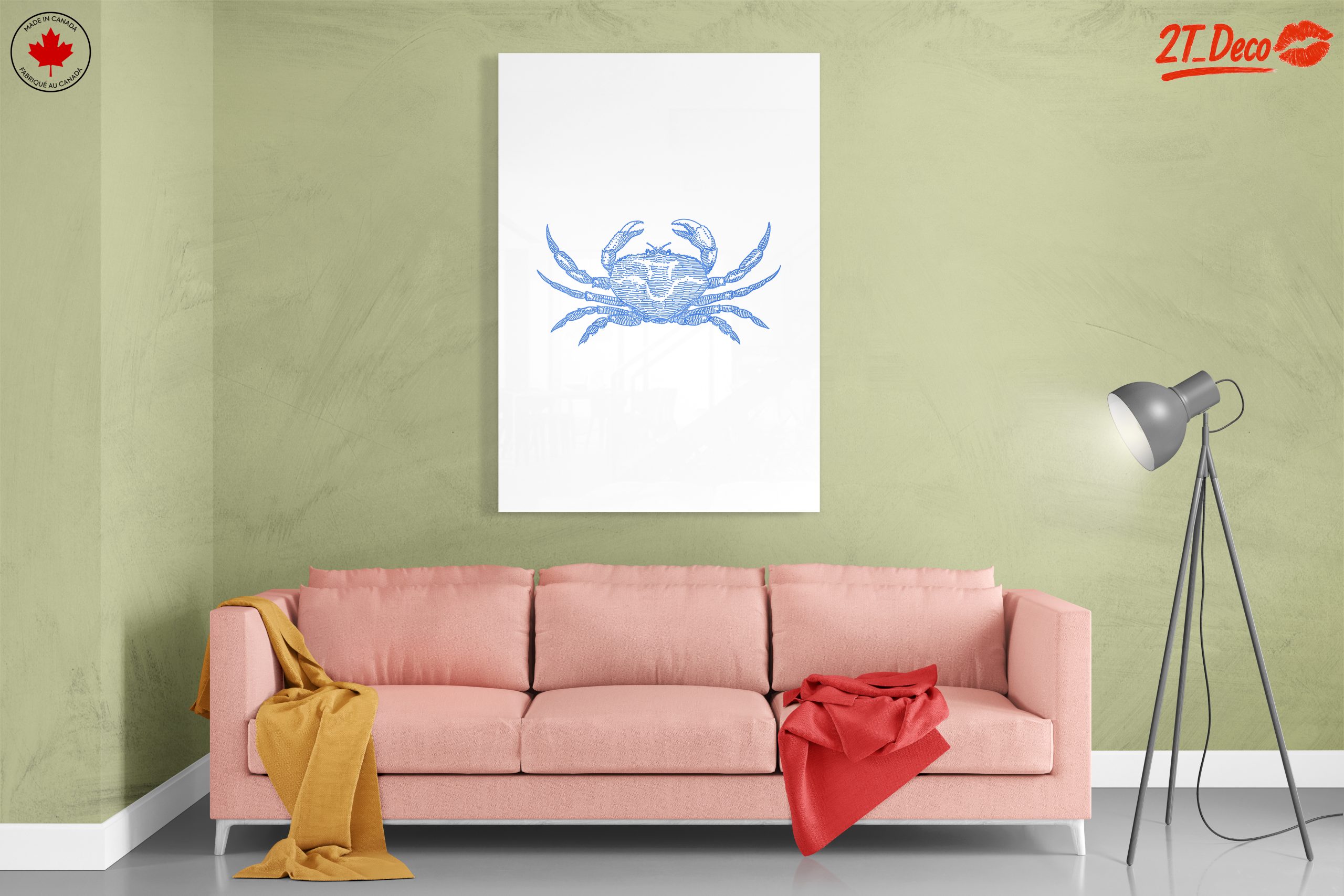 Stylized Anatomical Crab Art - Image 7