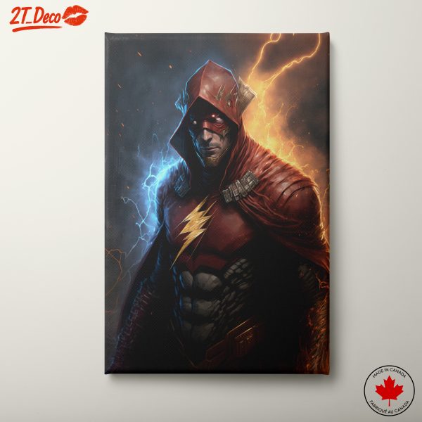 Dynamic Flash Artwork Featuring Lightning Effects