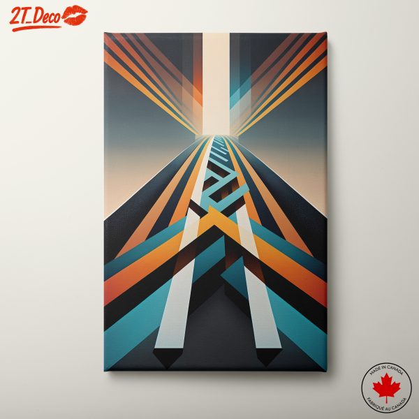 Vibrant Modern Abstract Figure Art 7