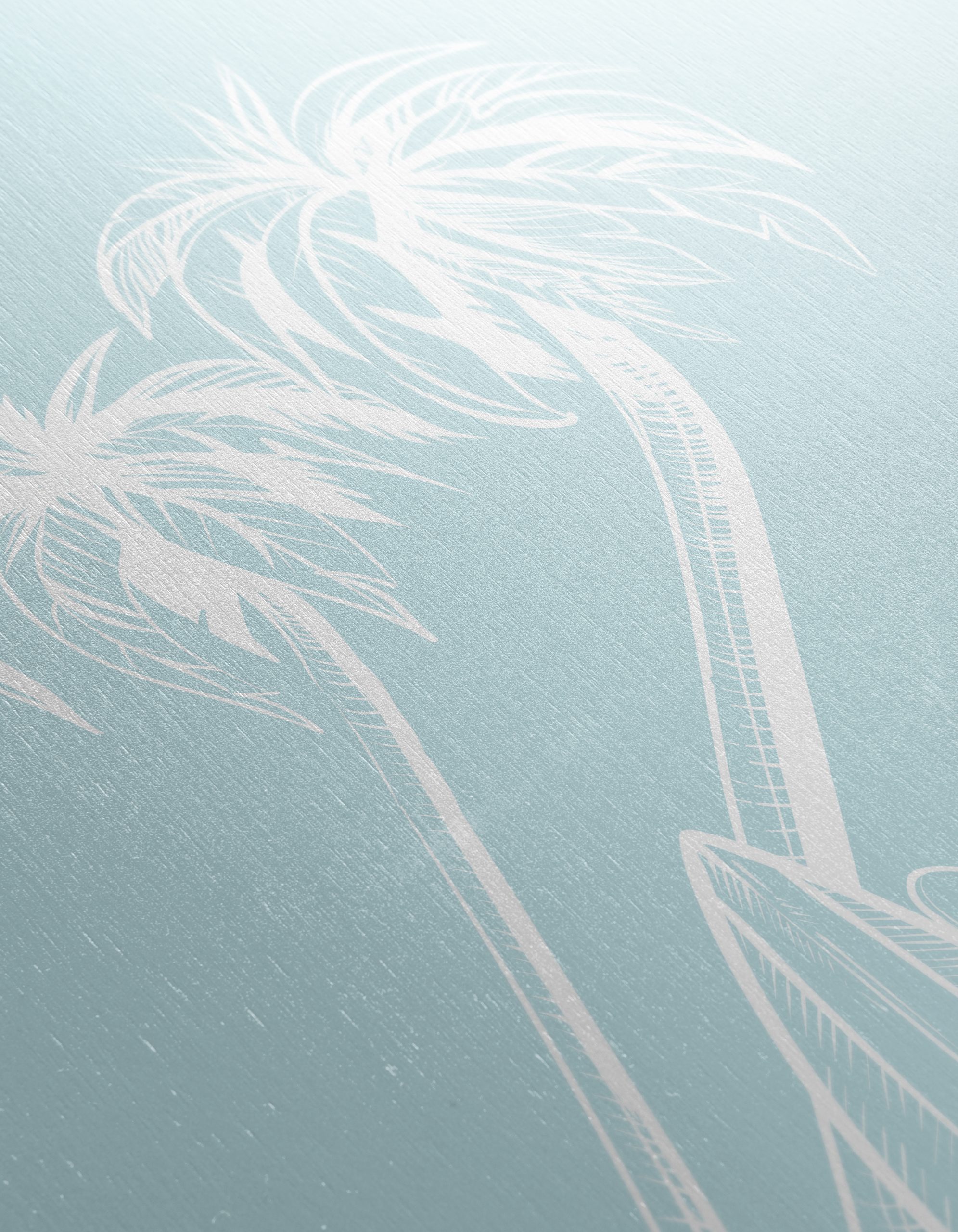 Tropical Palm Trees and Surfboards Artwork - Image 12